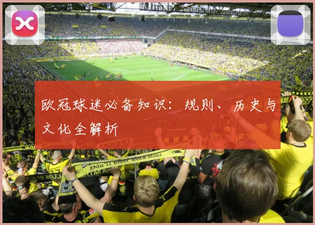 欧冠球迷必备知识:规则、历史与文化全解析